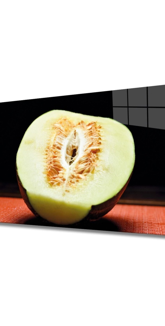 Meyveler Cam Tablo 4mm Dayanıklı Temperli Cam
