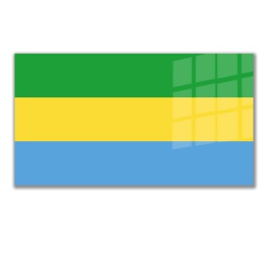 Dünya Ülke Bayrakları Gabon