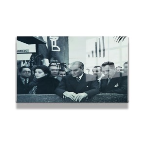 Atatürk Cam Tablo Yatay 553