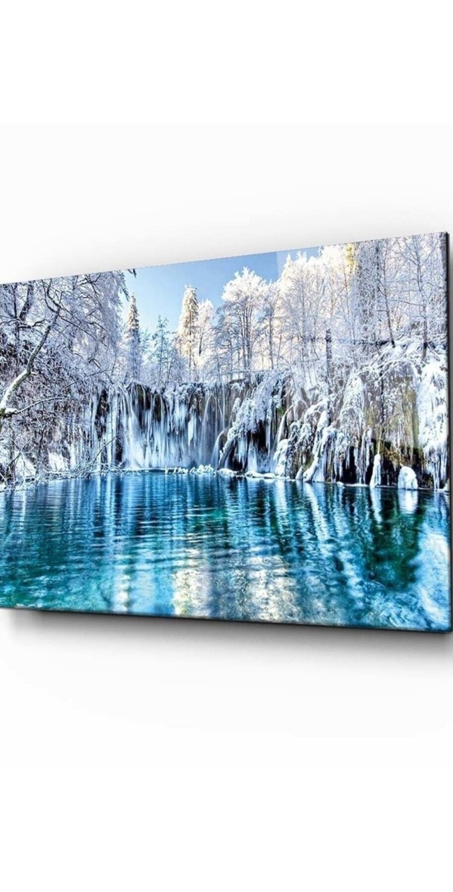 Doğa Manzara Cam Tablo 4mm Dayanıklı Temperli Cam