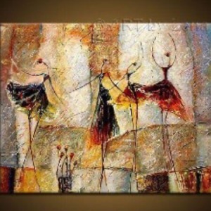  Çöl Dansı 2 Sayılarla Boyama Seti Kasnaklı  40 x 50