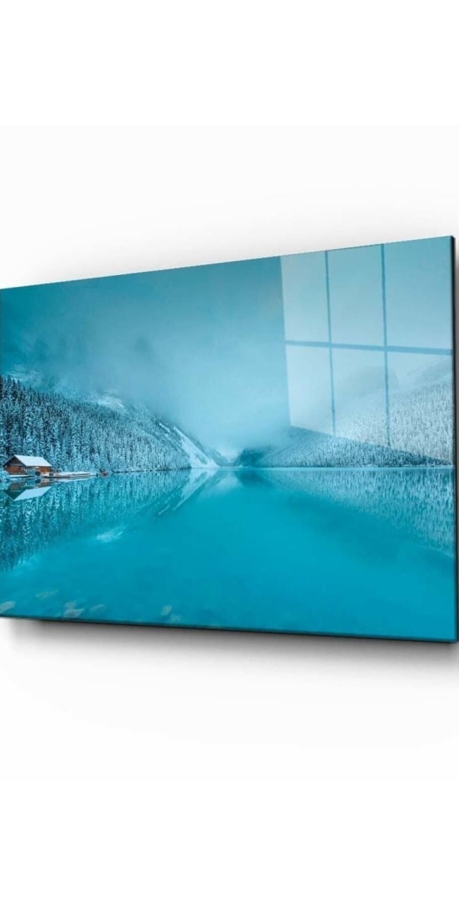 Doğa Manzara Cam Tablo 4mm Dayanıklı Temperli Cam