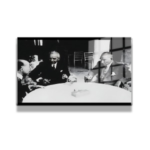 Atatürk Cam Tablo Yatay 254