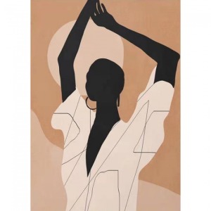  Kadının Esareti Sayılarla Boyama Seti Kasnaklı  40 x 50