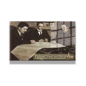 Atatürk Cam Tablo Yatay 783