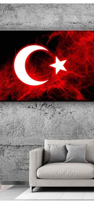 ASİL BAYRAK KANVAS TABLO
