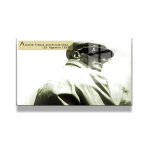 Atatürk Cam Tablo Yatay 739