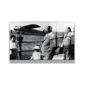 Atatürk Cam Tablo Yatay 22