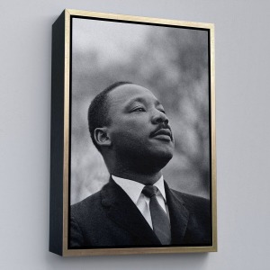 Çerçeveli Martin Luther King Dekoratif Kanvas Duvar Tablosu-6374