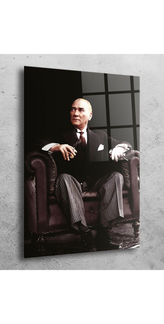 - Model1 Mustafa Kemal Atatürk Cam Tablo