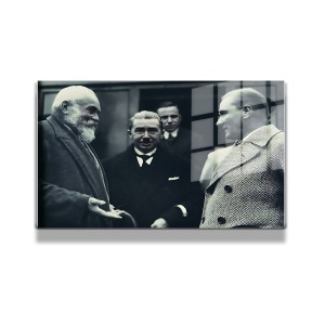 Atatürk Cam Tablo Yatay 570