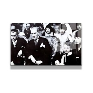 Atatürk Cam Tablo Yatay 447