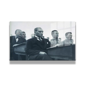 Atatürk Cam Tablo Yatay 522