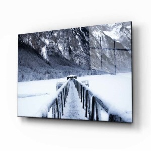 Doğa Manzara Cam Tablo 4mm Dayanıklı Temperli Cam