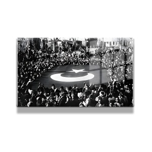 Atatürk Cam Tablo Yatay 365