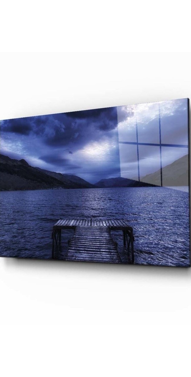 Doğa Manzara Cam Tablo 4mm Dayanıklı Temperli Cam