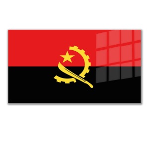 Dünya Ülke Bayrakları Angola
