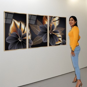 Üç Parçalı Cam Tablo 119