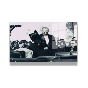 Atatürk Cam Tablo Yatay 568