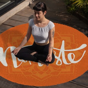 Yoga, Meditasyon,Burçlar ve Mandala Temalı,  Meditasyon Halısı 31