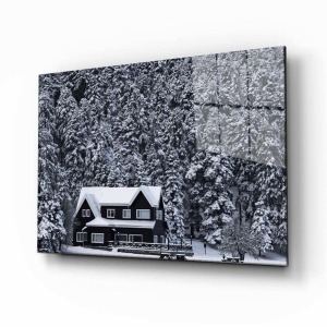 Doğa Manzara Cam Tablo 4mm Dayanıklı Temperli Cam