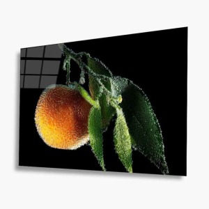 Meyveler Cam Tablo 4mm Dayanıklı Temperli Cam