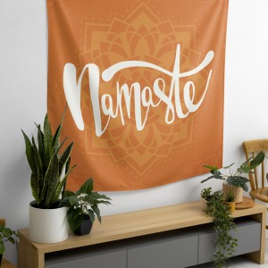 Bohem,Yoga, Meditasyon,Burçlar ve Mandala Temalı,  Duvar Örtüsü 31