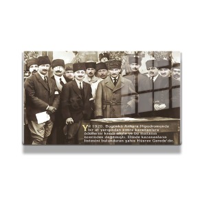 Atatürk Cam Tablo Yatay 784