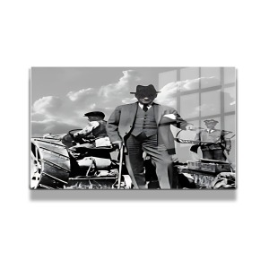 Atatürk Cam Tablo Yatay 445