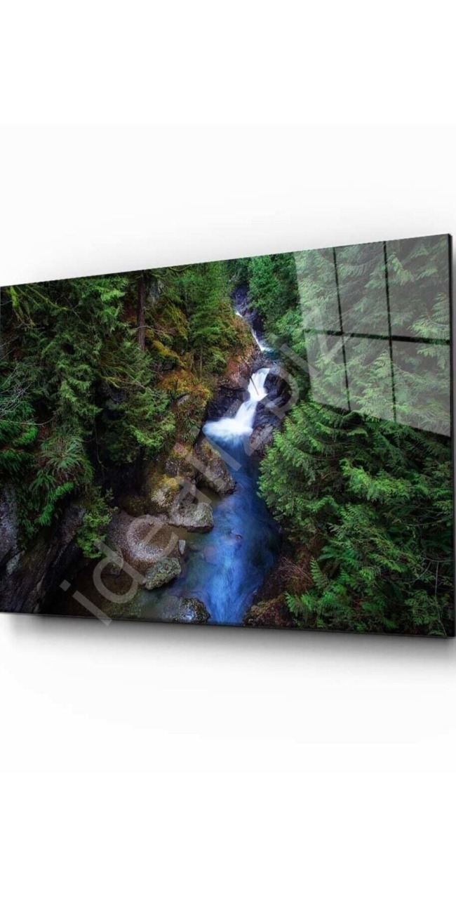 Doğa Manzara Cam Tablo 4mm Dayanıklı Temperli Cam