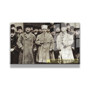 Atatürk Cam Tablo Yatay 782