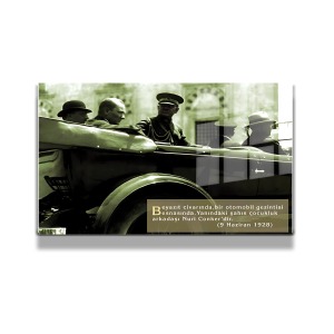 Atatürk Cam Tablo Yatay 693