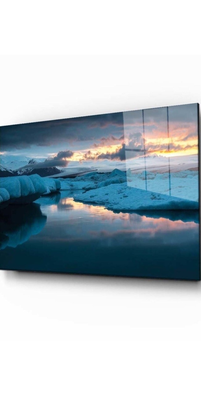 Doğa Manzara Cam Tablo 4mm Dayanıklı Temperli Cam