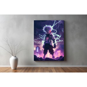 Anime Karakterleri Özel Tasarım Kanvas Tablo 87