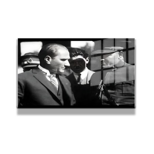 Atatürk Cam Tablo Yatay 291
