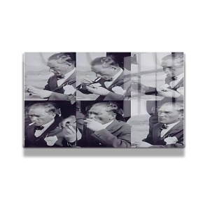 Atatürk Cam Tablo Yatay 434