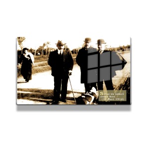 Atatürk Cam Tablo Yatay 644