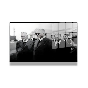 Atatürk Cam Tablo Yatay 163