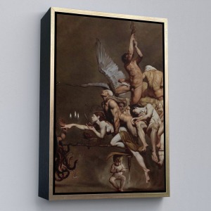 Çerçeveli Roberto Ferri'İn Kırık Zevkler İsimli Eseri Duvar Tablosu-6182