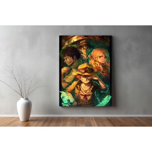 Anime Karakterleri Özel Tasarım Kanvas Tablo 117