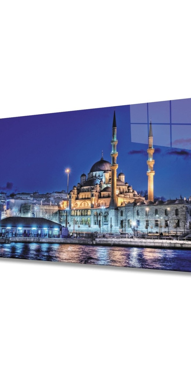 Cami Manzara 4mm Dayanıklı Cam Tablo Temperli Cam