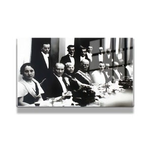 Atatürk Cam Tablo Yatay 474