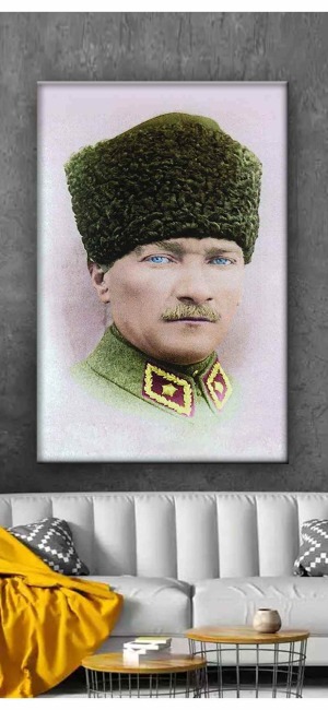 ULU ÖNDER ATATÜRK KANVAS TABLO