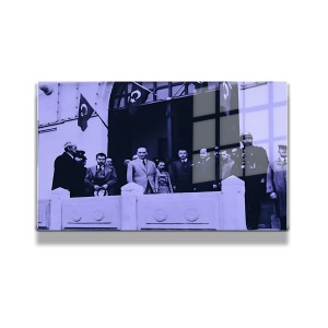 Atatürk Cam Tablo Yatay 519