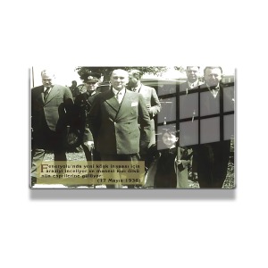 Atatürk Cam Tablo Yatay 722