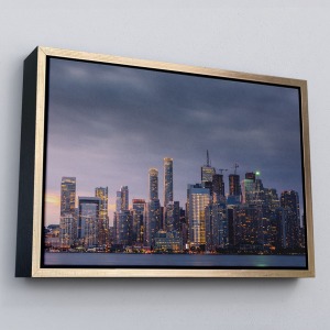 Çerçeveli Kanada Toronto Manzarası Kanvas Tablo-5080