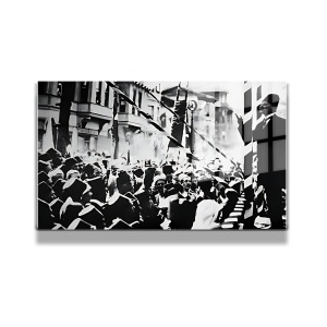 Atatürk Cam Tablo Yatay 462