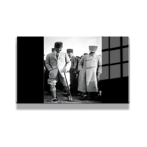 Atatürk Cam Tablo Yatay 270
