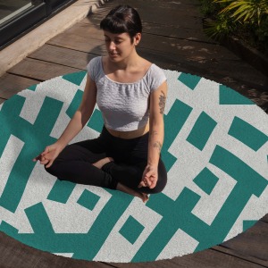 Yoga, Meditasyon,Burçlar ve Mandala Temalı,  Meditasyon Halısı 51