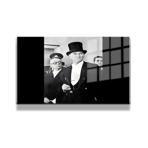 Atatürk Cam Tablo Yatay 274